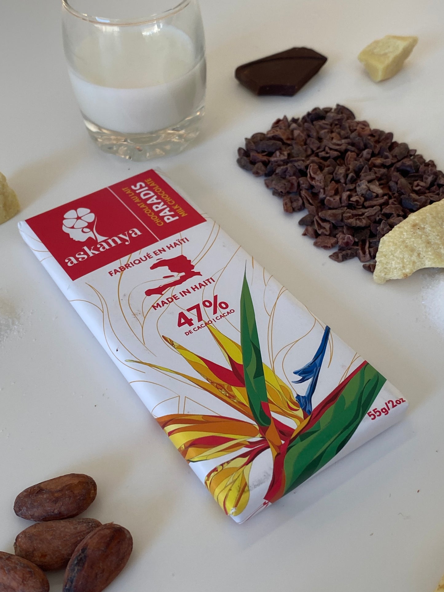 
                  
                    Paradis Milk Chocolate Bar (47% Cacao)
                  
                