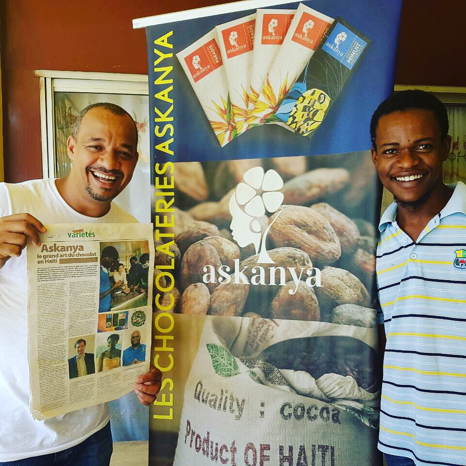 Hear all the news about our chocolate business in Haiti 